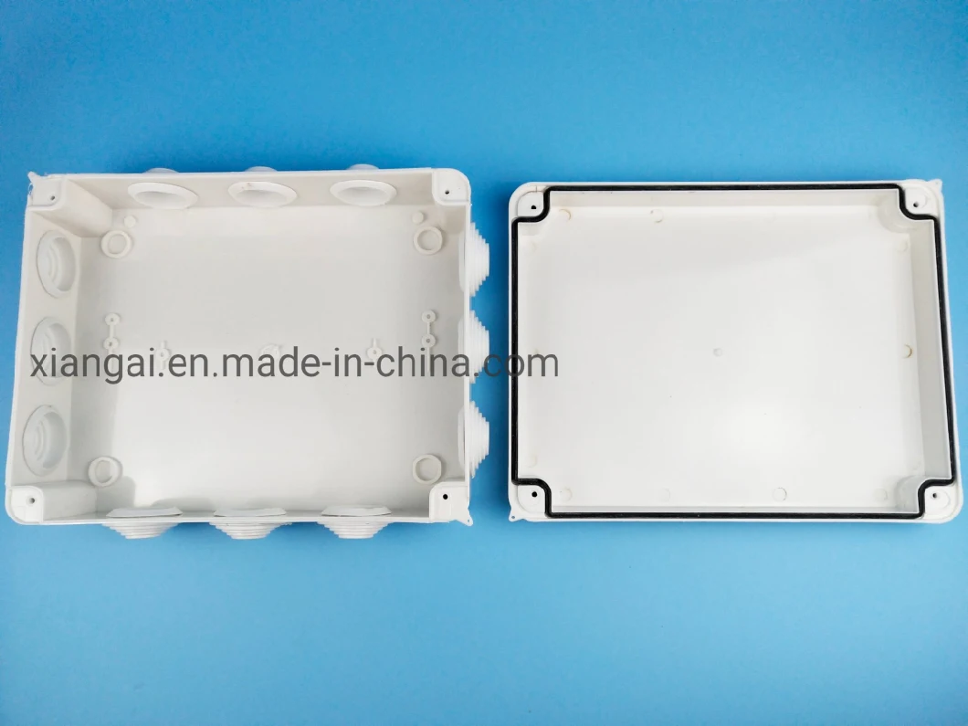 Outdoor IP65 Waterproof Electrical Enclosure 100*100*70 ABS PC Plastic Junction Box Factory