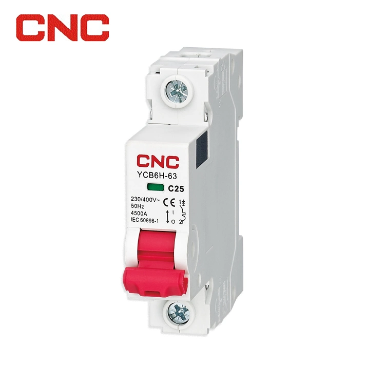 CNC Free Sample Factory 25A Circuit Breaker 250 AMP AC Circuit Breaker MCB 25 AMP Miniature Circuit Breaker MCB