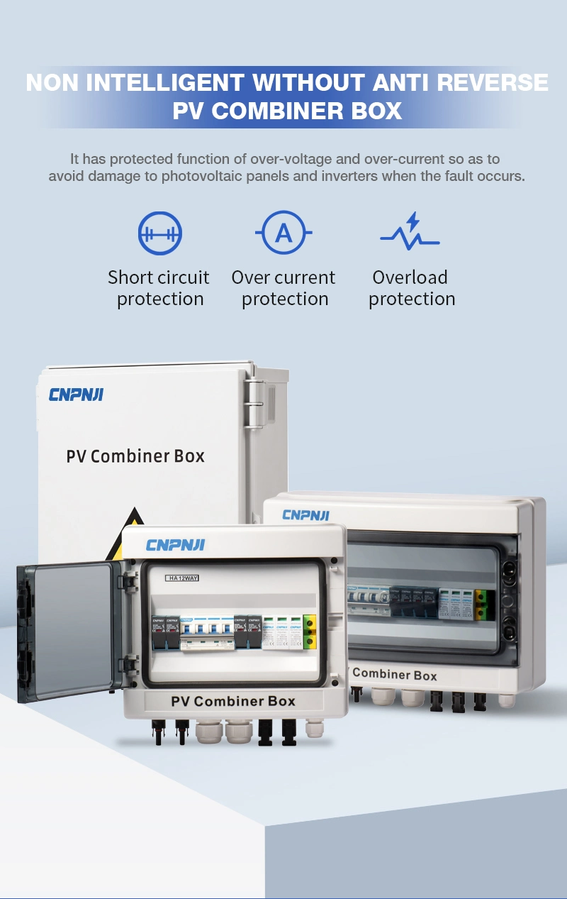 Solar Panel DC Solar Combiner Box 1-32 Strings PV Combiner Box